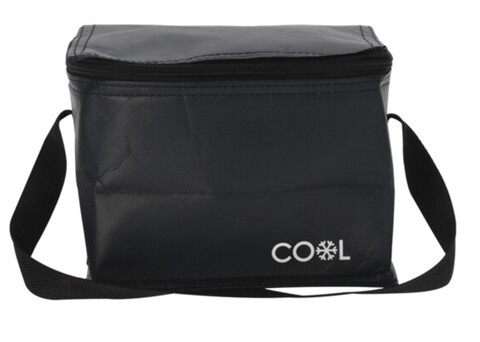 Hőszigetelő táska Cool, 10L, 32x16x22,5 cm, poliészter, fekete