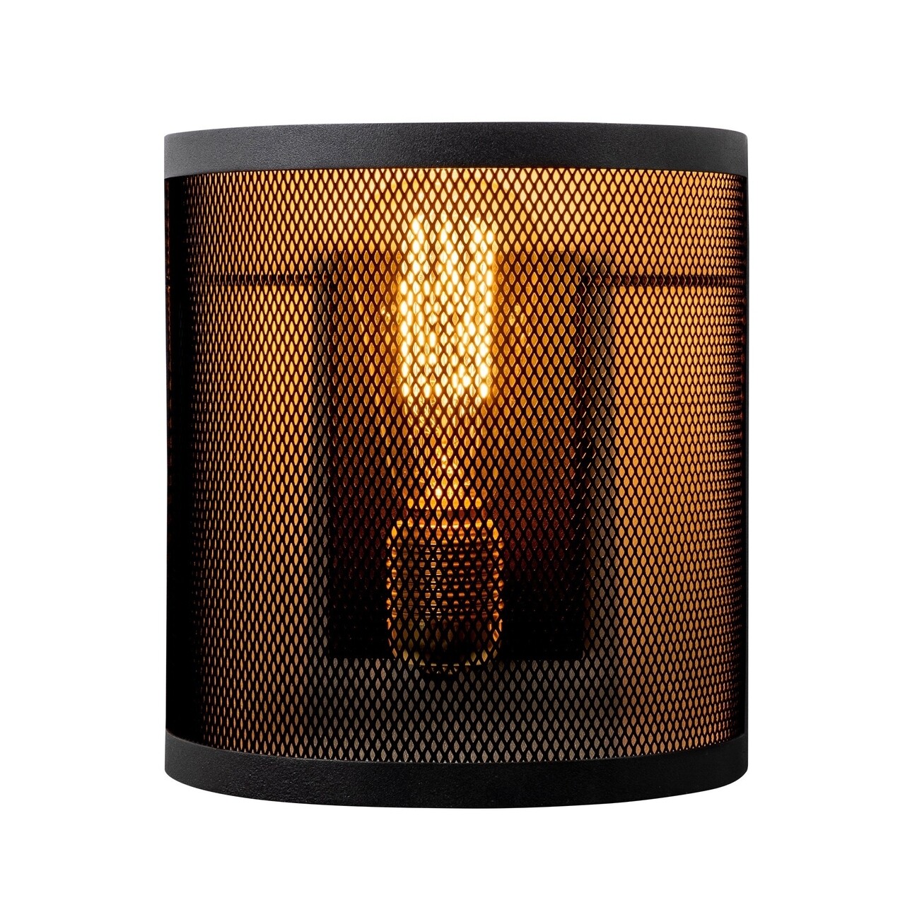 Amasra N-989 fali lámpa, Noor, 20 x 23 cm, 1 x E27, 100 W, fekete