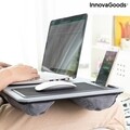 Deskion InnovaGoods Hordozható laptop asztal, 57.5x30.5 cm, MDF/poliészter