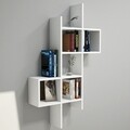 Keno Fali polc, Puqa Design, 78,6x20x125 cm, fehér