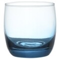 Glasmark 6 darabos Whiskys pohár szett, Ombre, 260 ml, üveg, kék