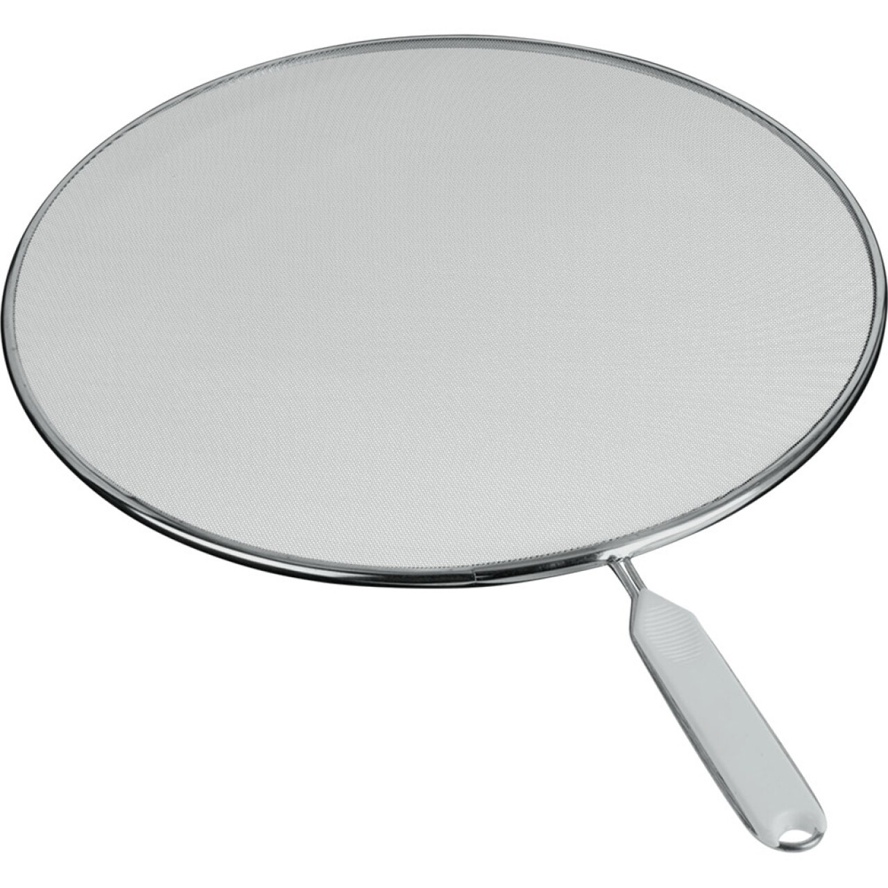 Fröccsenésgátló szita, Metaltex, alumínium / műanyag, 33 cm, ezüst