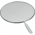 Fröccsenésgátló szita, Metaltex, alumínium / műanyag, 33 cm, ezüst