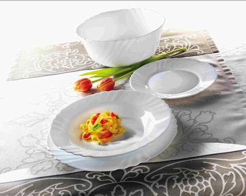 Evőeszköz 19 db Erbo, Bankett, strapabíró üveg