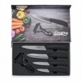 5 részes késkészlet, Cook in Style, Heinner Home, kerámia / műanyag, fekete