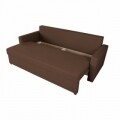 Firenze Kihúzható kanapé Lux Dark Chocolate 218x85x85 cm + tárolóládával, barna