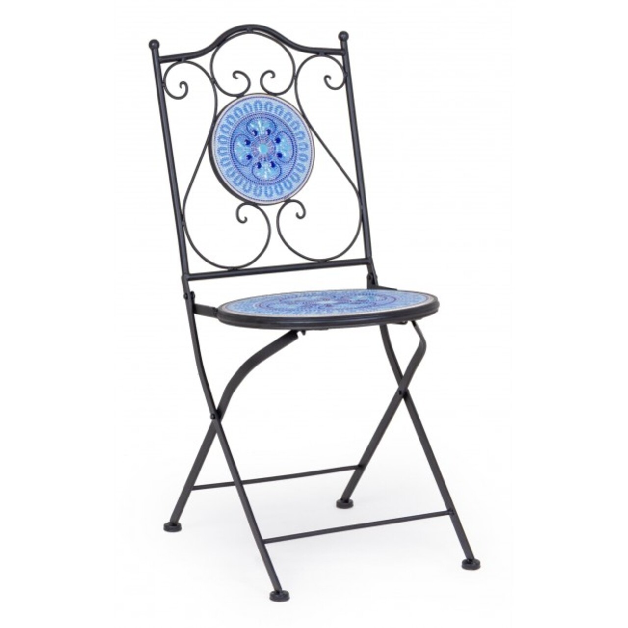 Bisanzio Összecsukható kerti szék, Bizzotto, 39x47x92 cm, acél