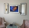 Neostill Kép és 2 db dísz tükör, edzett üveg, 50 x 70 cm/30 x 70 cm