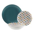 Springdots 18 darabos Étkészlet, Versa, porcelán