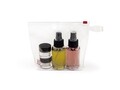 Tartálykészlet olaj, ecet, só és bors számára 4 db Spray Travel, Iris Barcelona, ​​50 ml / 10 ml, üveg