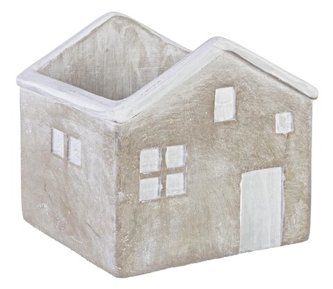 Virágcserép, Janel-ház, Bizzotto, 13,5x13,5x12,6 cm, cement