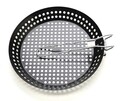 Grillező serpenyő, Ø24 cm, fém, fekete