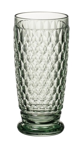 4 sör / highball pohár készlet, Villeroy & Boch, Boston, 400 ml, kristályüveg, zöld