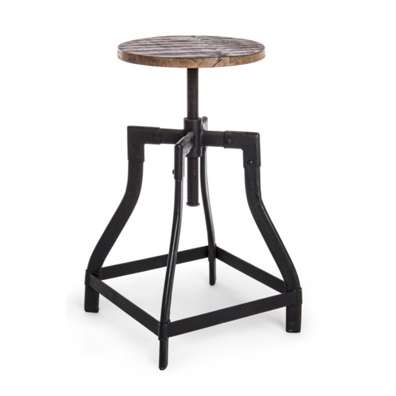 Revolve szék, bizzotto, acél, állítható magasság, ø 35x70 cm, barna