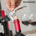 Doboz tartozékokkal, borhoz 5 darab InnovaGoods Sommelier, 7x33 cm, ABS / Rozsdamentes acél