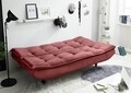 Kihúzható kanapé, 2-es patch Berry, 89 x 90 x 188 cm, kattanó-kopogó funkcióval, forgácslap, műanyag, poliészter