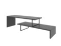 Ovit TV Komód, Kalune Design, 120x30x45 cm, fekete/antracit