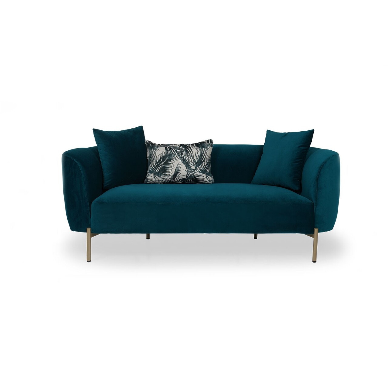 Macaroon kanapé, ndesign, 2 személyes, 180x82x70 cm, fa, zöld