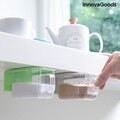 Handstore InnovaGoods 2 db Konyhai tároló levehető ragasztóbal és kiskanállal, 420 ml