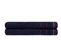 2 db fürdőlepedő készlet, Beverly Hills Polo Club, 401, 70x140 cm, 100% pamut, sötétkék