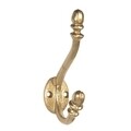 Clayre & Eef fogas, 1 fogas, 11x4x17 cm, vas, barna