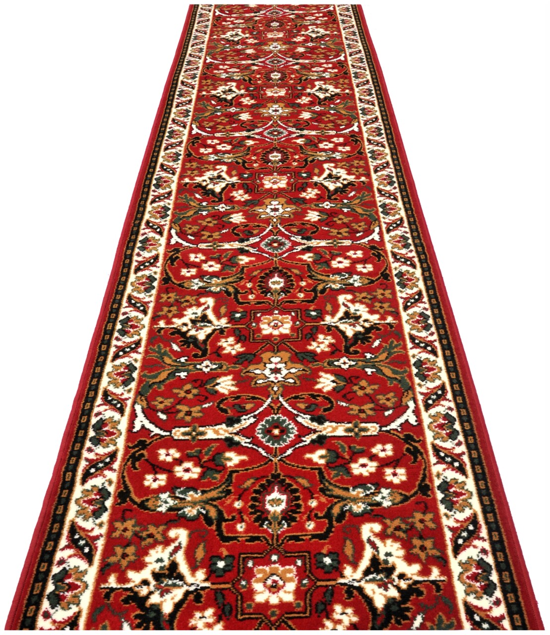 Baghdati folyosó szőnyeg, Decorino, 80x100 cm, polipropilén, piros