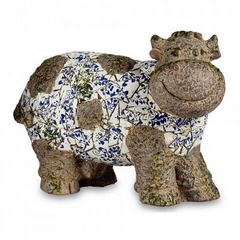 Cow mosaic Dísz, Ibergarden, 18.5x33.5x46.5 cm, poligyanta, színes