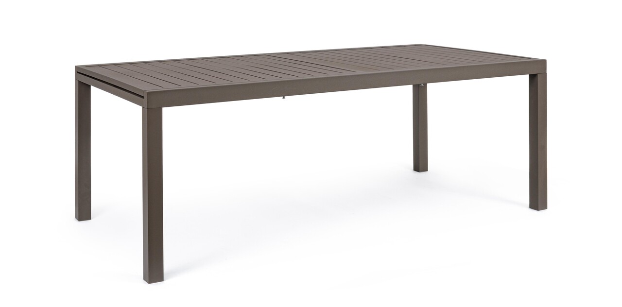 Hilde kihúzható kerti asztal, bizzotto, 200-300 x 100 x 75 cm, alumínium, szürke