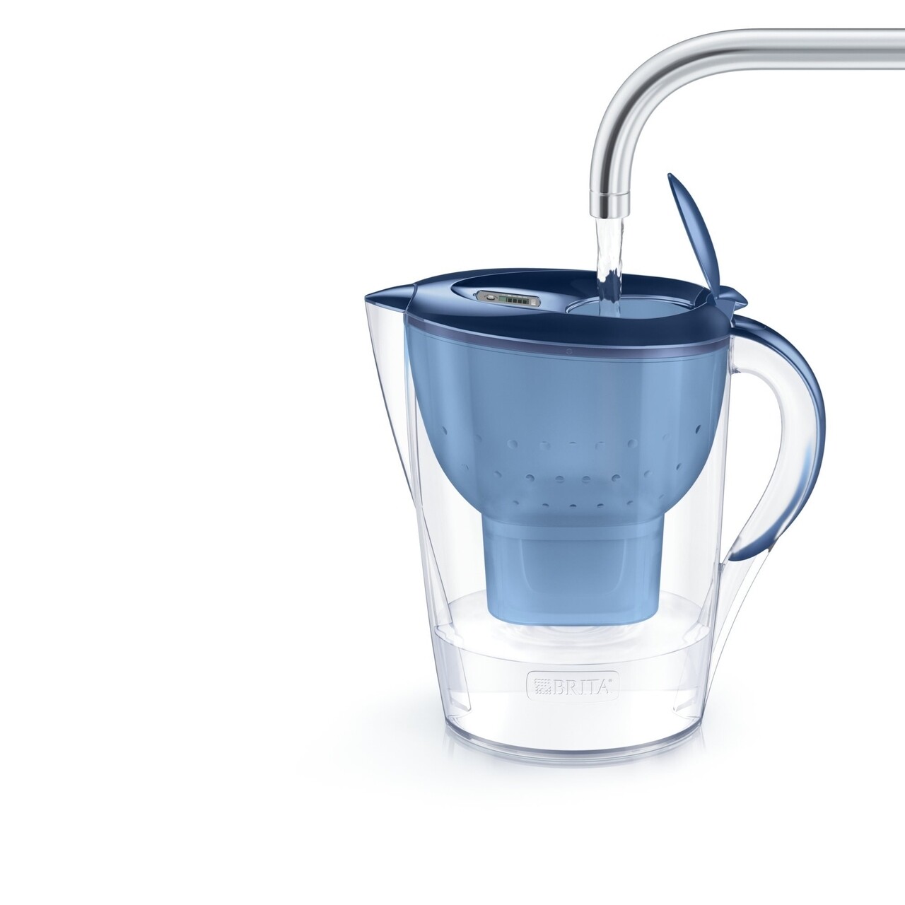 Brita Szűrőpohár, Marella XL MAXTRA +, Műanyag, 3,5 L, Kék