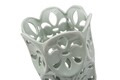 Petal Váza, Mauro Ferretti, Ø 14x25.5 cm, porcelán, szürke