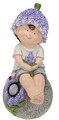 Boy w lavender Napelemes lámpa, 21x23.5x46.5 cm, magnézium oxid