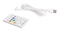 LED lámpa Bluetooth hangszóróval, Bizzotto Cube, 7 szín, USB kábel + távirányító, 15x15x15 cm, 15x15x15 cm