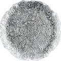 Organic Shape Szervírozó tál, Ø33 cm, polipropilén, ezüstszín