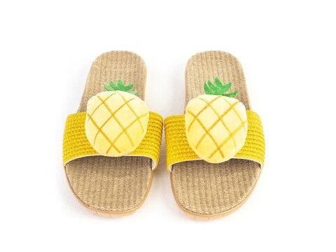 Funky Steps női papucs, Scarlett Yellow, 38-39-es méret
