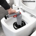 KlinGun InnovaGoods Sűrítettlevegős szivattyú 4 tartozékkal a mosogató/kád/zuhany eltömődéséhez