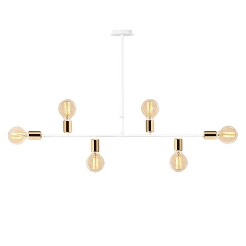 Lustra Truva N-696, Noor, 94 x 61 cm, 6 x E27, 100W, alb