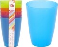 6 db Rainbow szemüveg, 270 ml, polipropilén, többszínű