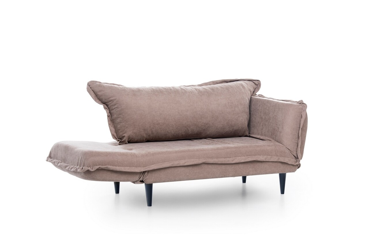 Vino Daybed Kihúzható Kanapé, Futon, 3 Személyes, 200x70 Cm, Fém, Bézs