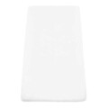 Cearceaf de pat cu elastic Heinner Home, 90x200 cm, bumbac, alb