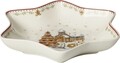 Bol pentru servire, Villeroy & Boch, Winter Bakery Delight Gingerbread Village, 24.5 cm, portelan premium