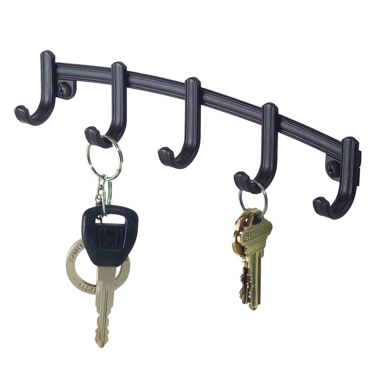 York Lyra Fali akasztó kulcsoknak, iDesign, 21,3x2,5x4,6 cm, acél, bronz szín