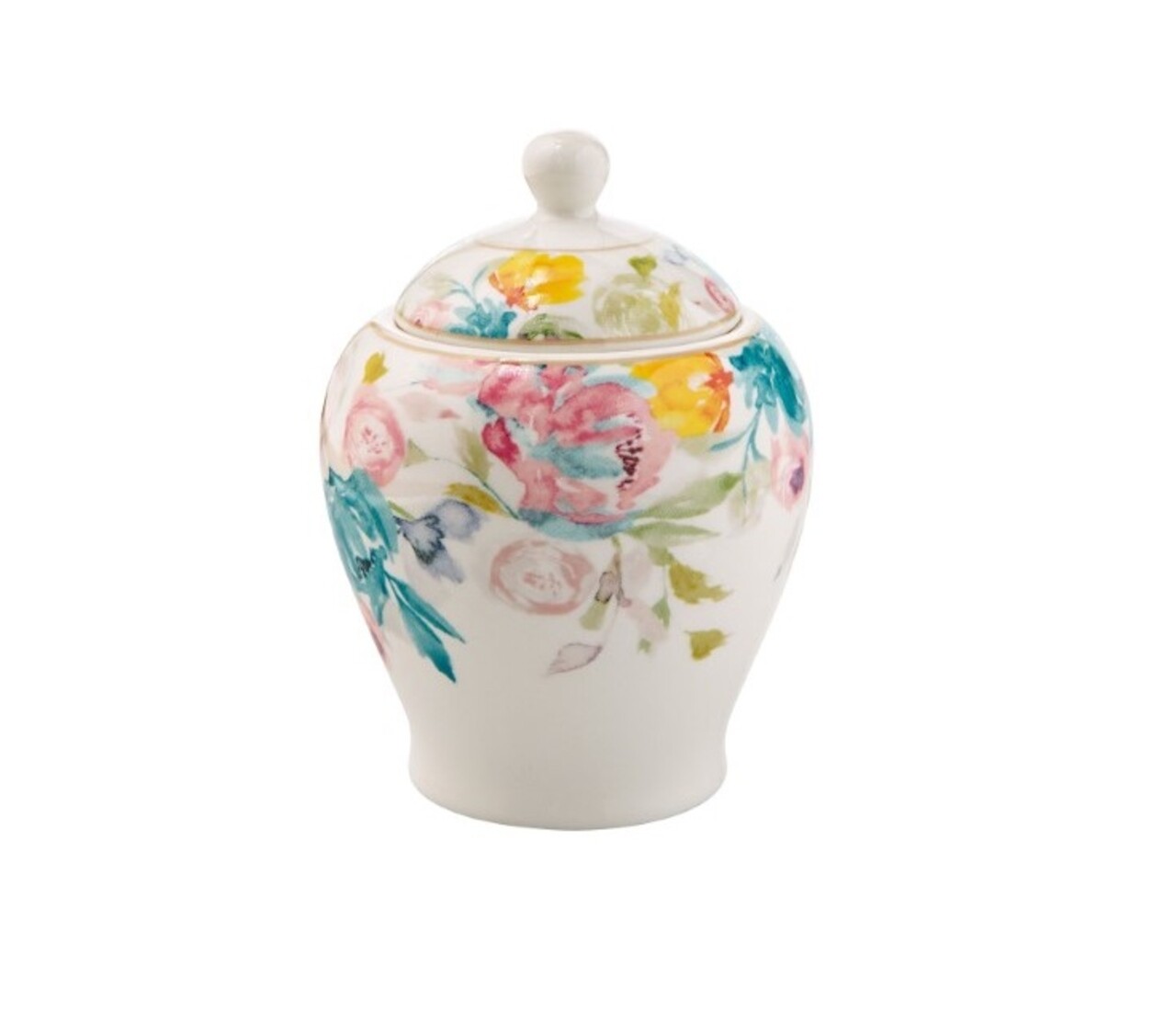 Paradise Cukortartó fedővel, Brandani, Ø7.5x12, porcelán