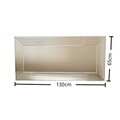 Oglinda decorativa A305Y, Neostill, 65 x 130 cm, argintiu