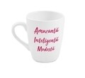 Csésze Amuzanta, Inteligenta, Modesta, 300 ml, porcelán