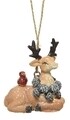 Gömb Deer tojás, dekor, 5,9x3,10x8,4 cm, poliészter, tenger