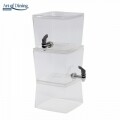 DUO MIX italadagoló, Heinner Home, 2 tartály, 5,6L / tartály, műanyag, átlátszó