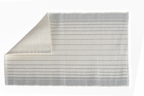 Tányértartó 30x48 cm, 100% jacquard pamut, Fehér