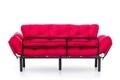 Nitta Triple Kihúzható kanapé, Futon, 3 személyes, 225x70 cm, fém, ciklámen