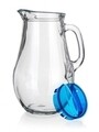 Kancsó Bistro fedővel, bankett, 1,85 L, üveg/műanyag, kék