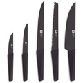 Richardson Sheffield 5 db Késtartóval, Edge Black, rozsdamentes acél/fa, fekete